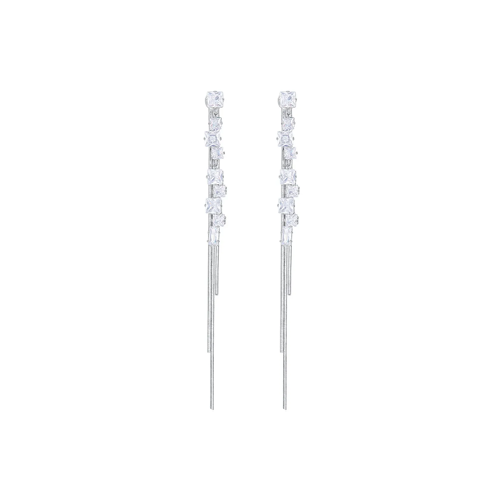 MCK Серьги-гвоздики из серебра 925 пробы женские