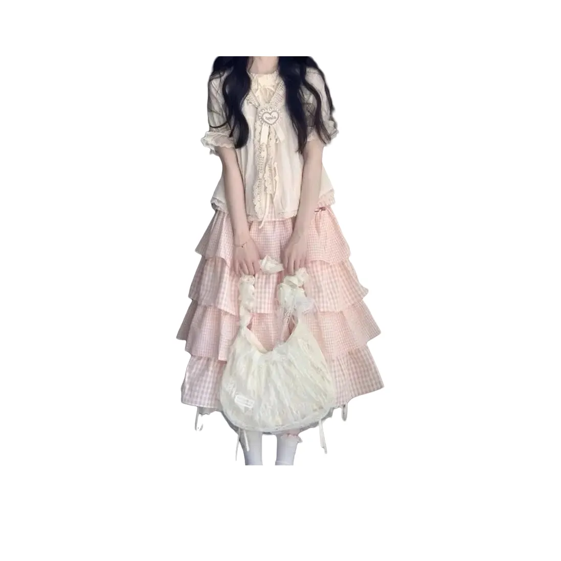 AHRTB Короткий рукав Платье Женское