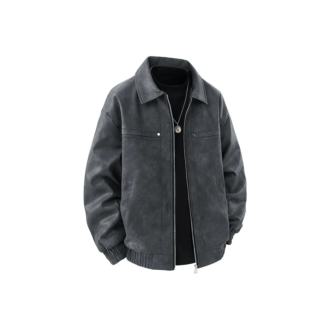 ALPINE PRO Осенний ALPINE PRO Кожа Куртка Мужская