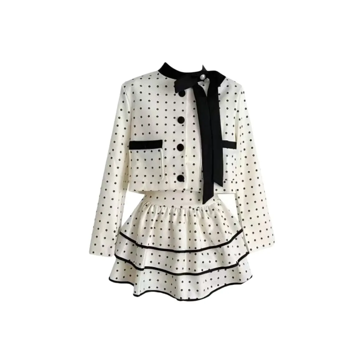 MA JOURNEE Белый Женские Комплекты с Юбкой