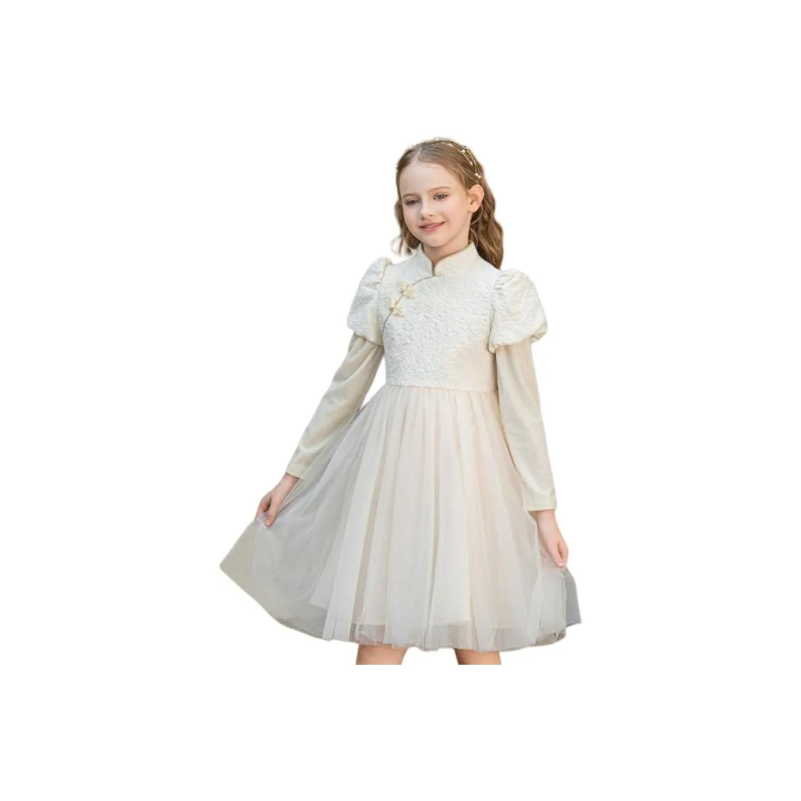 IVY HOUSE;IH Кремовый Белый Унисекс Платья