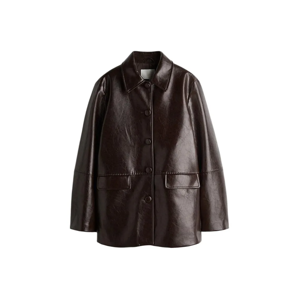 H M Темно-коричневые женские куртки