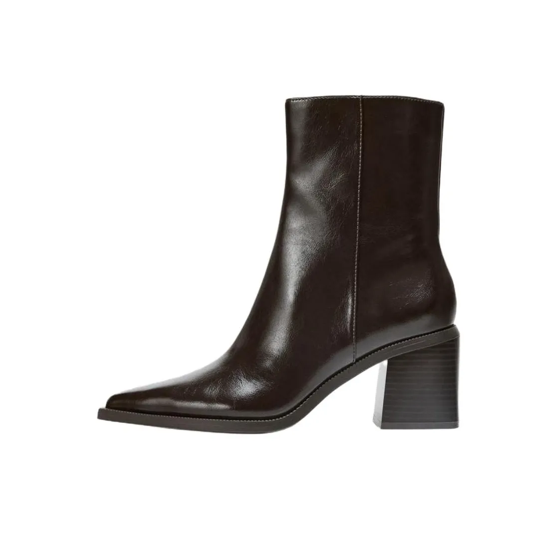 ZARA Ботильоны 6,5 см Женские Коричневые