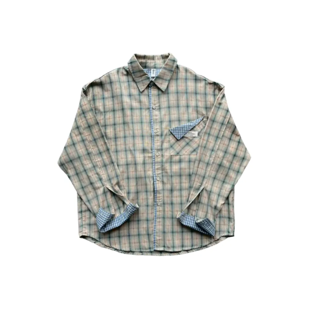 CAT'S PAW Синий Унисекс Рубашки