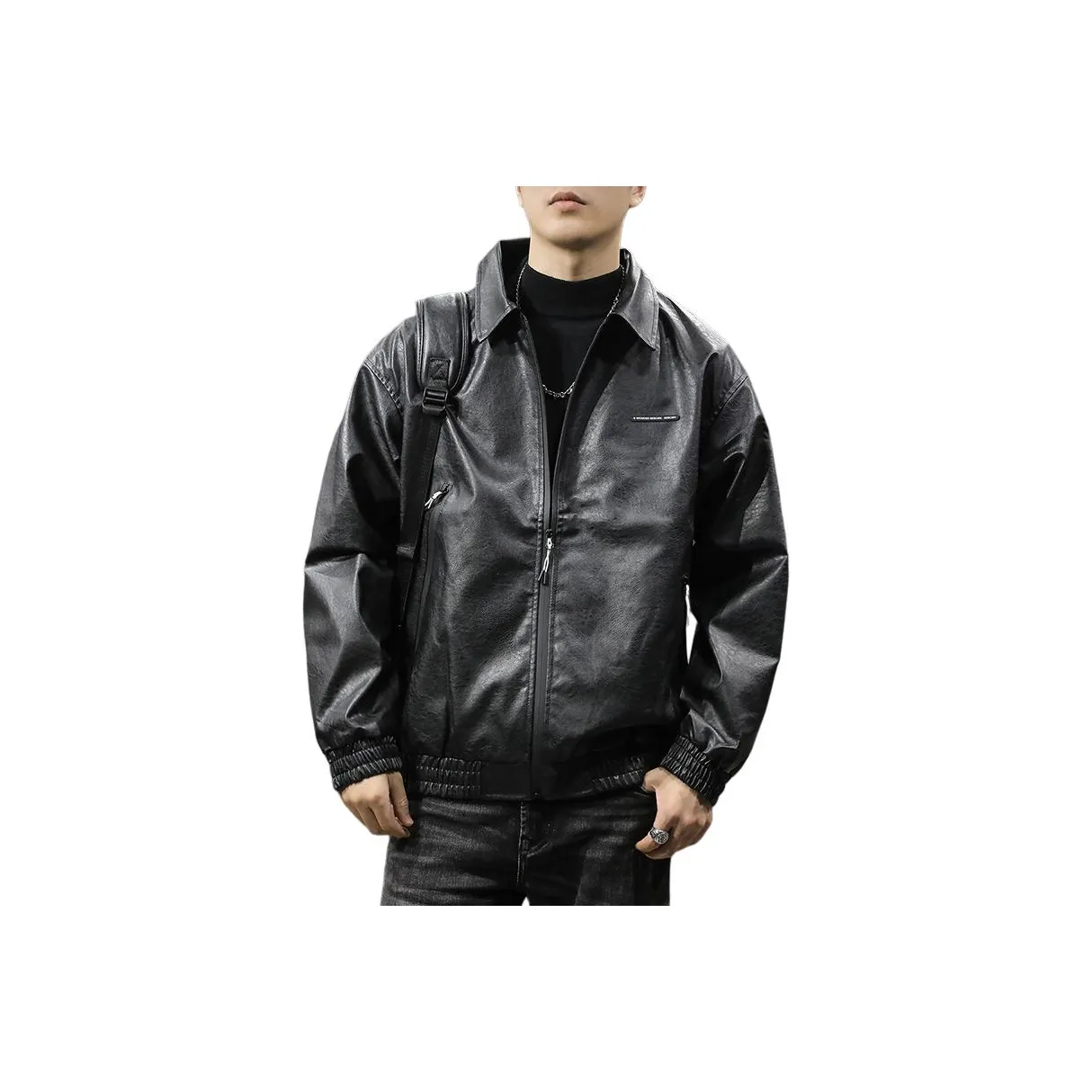 QIANJINNIU Кожа Куртка Мужская