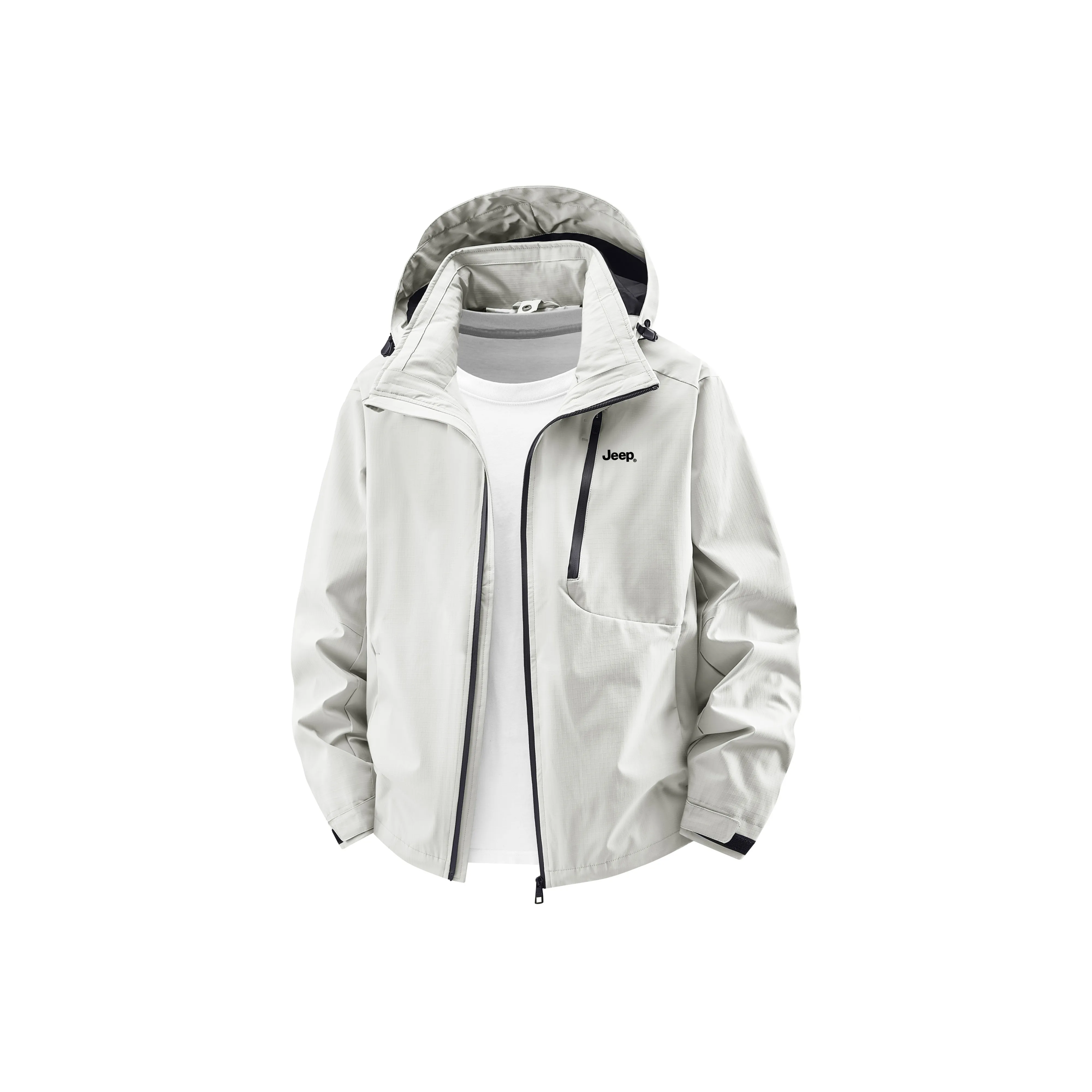 Jeep Luxury Wrangler Collection WINDBREAKER Рабочая одежда Куртка с капюшоном Топ Унисекс