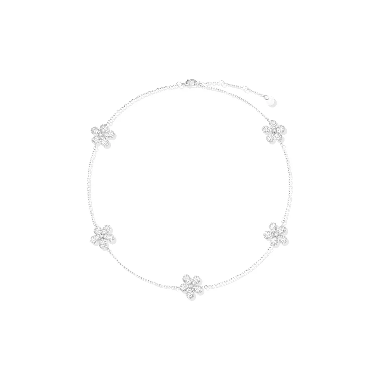 AWE Циркон Титановая сталь Ожерелья Женские