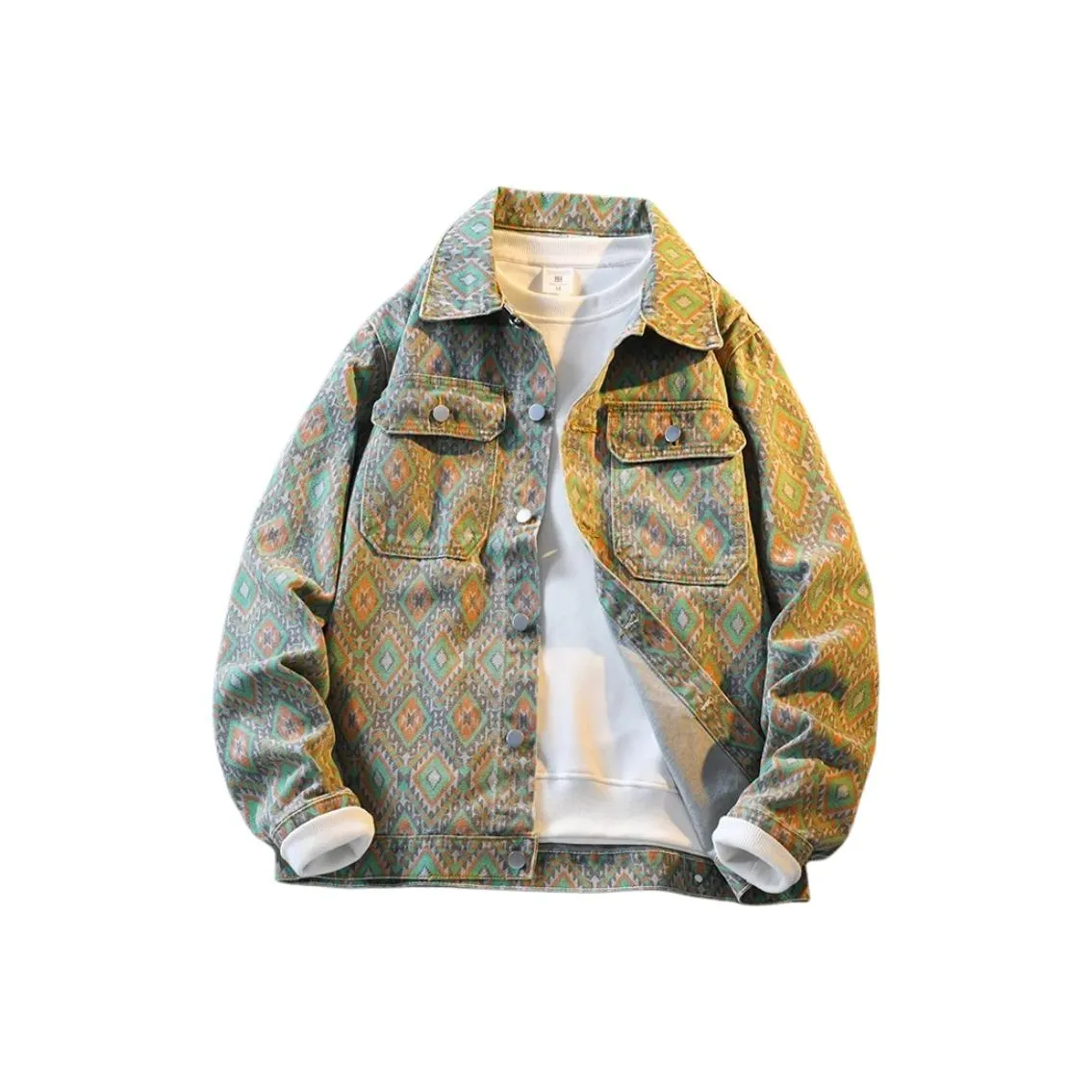 ONENINE34PM Изображение Цвет Мужская Джинсовая Куртка