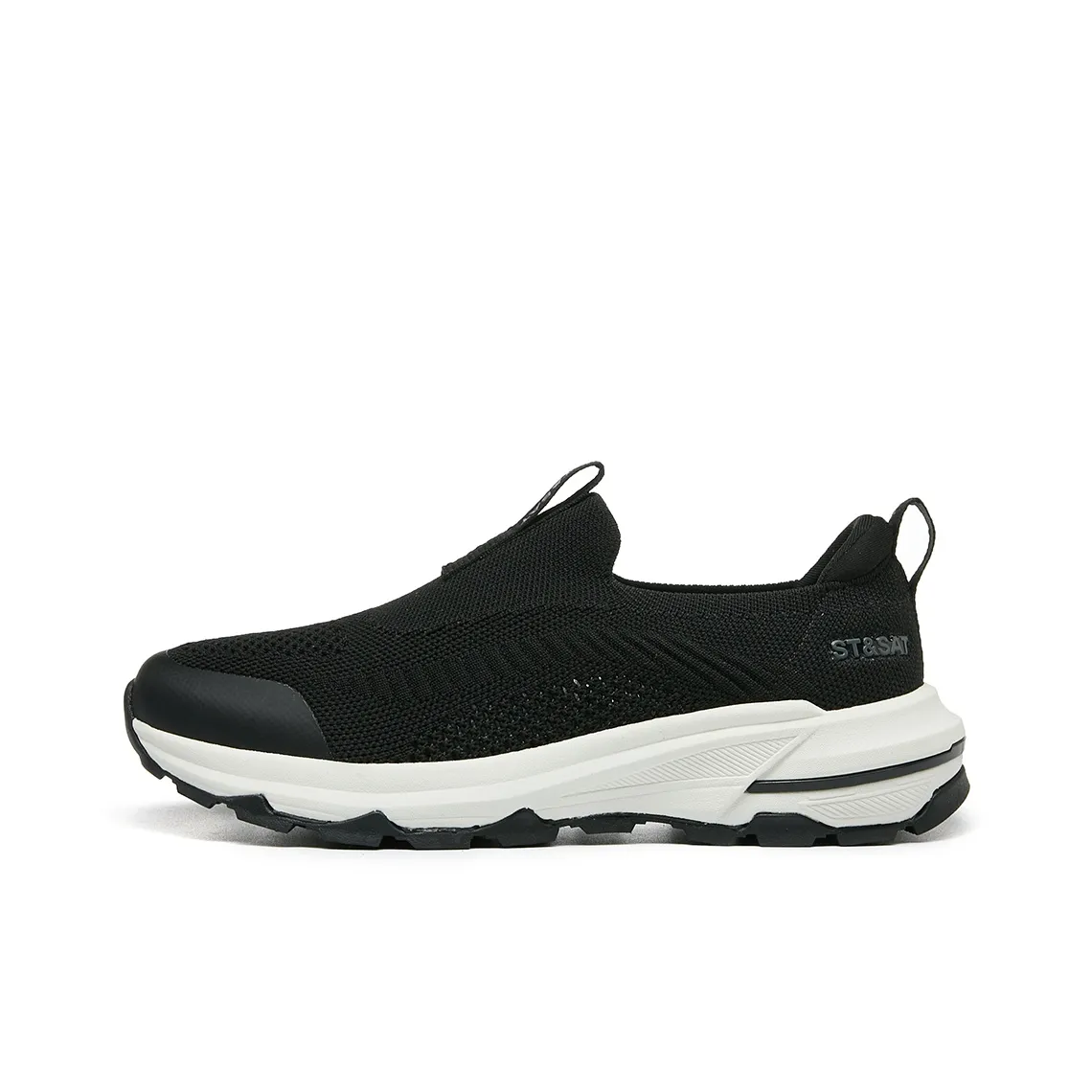 ST SAT Удобная обувь без шнуровки Slip-On для коммутирования с амортизаторами устойчивая к истиранию и скольжению с верхом Mid повседневная женская