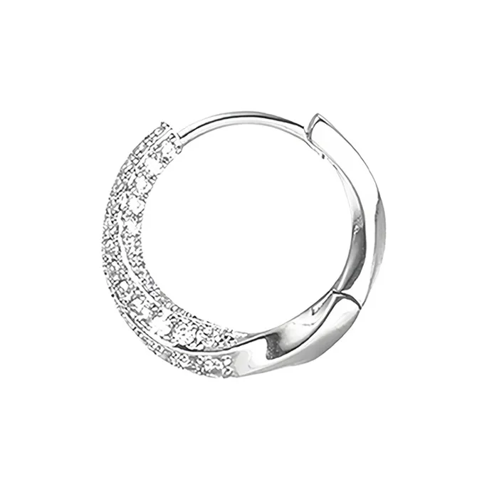 QIANFANGDAHUANGYE Серьги с цирконием Женские