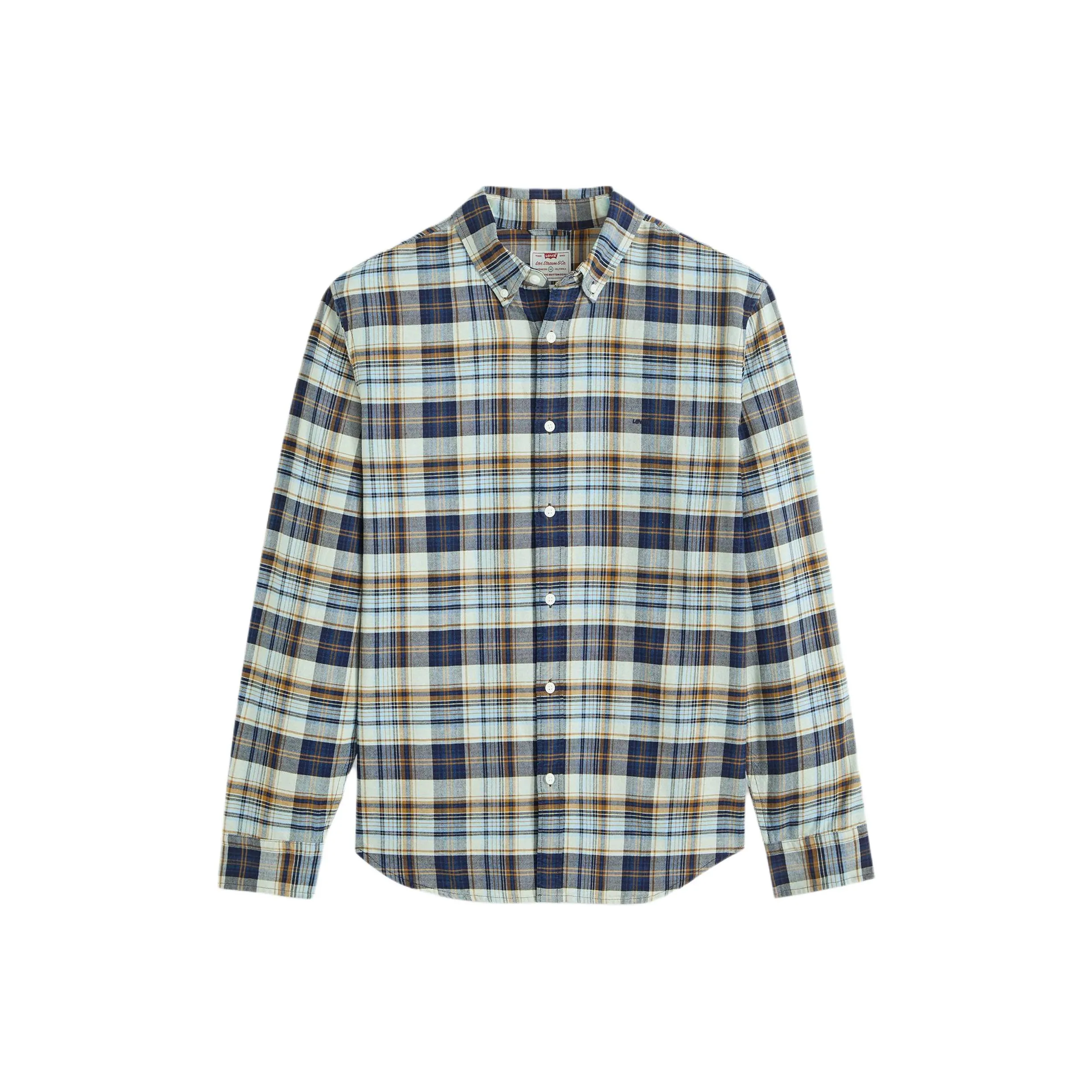 Levis Blue Men's Shirts Левис Синие Мужские Рубашки