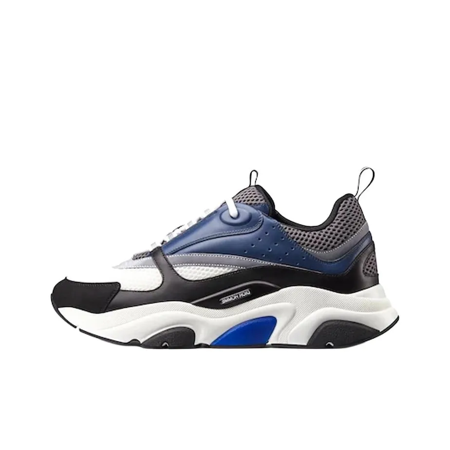 DIOR B22 Casual Shoes Men Low Top Blue/Gray/White/Black