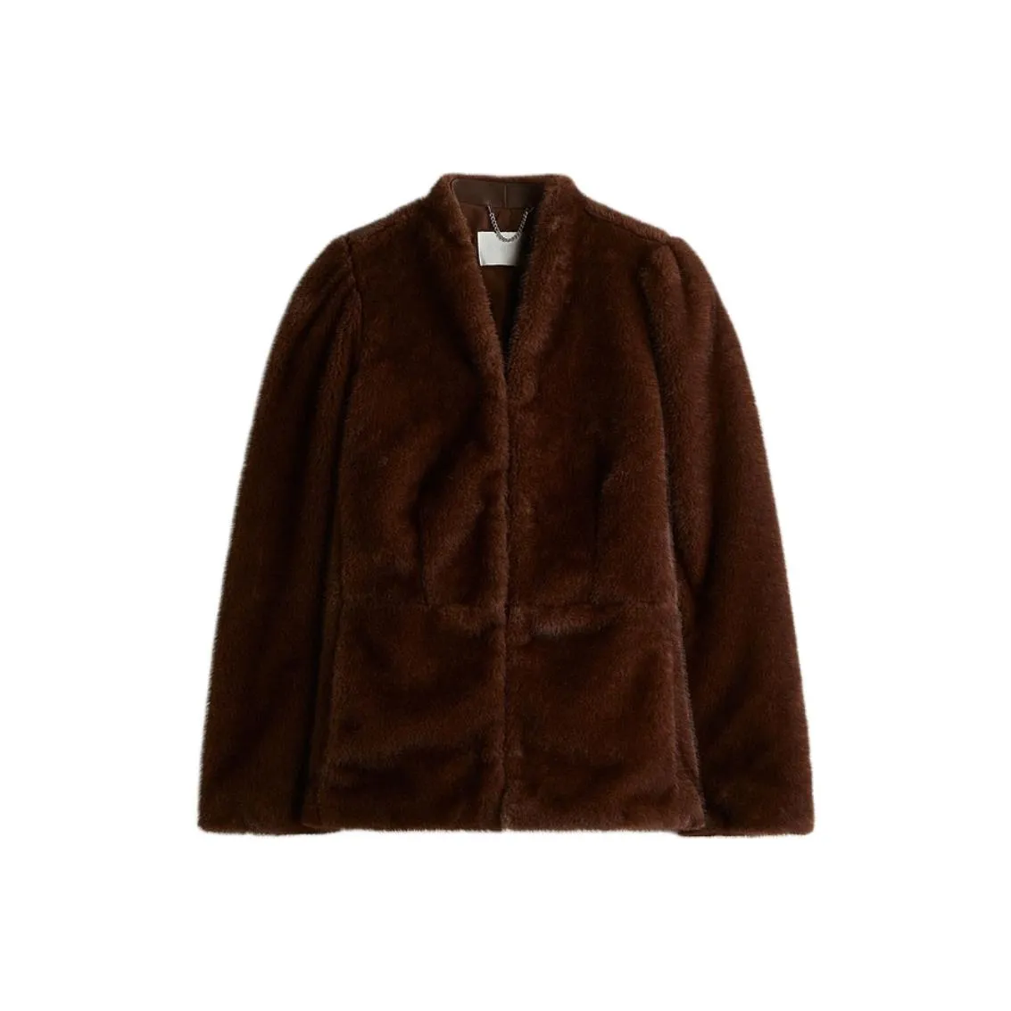 H M Темно-коричневые женские бархатные куртки