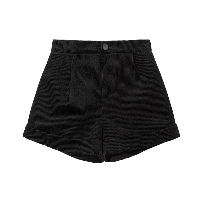 Ouyang Черные Женские Повседневные Шорты