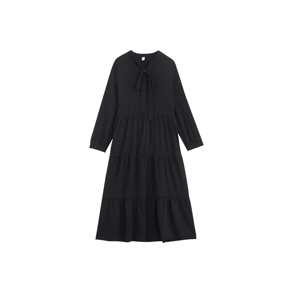 SECFLY OFFICIAL Длинное платье с длинными рукавами женское