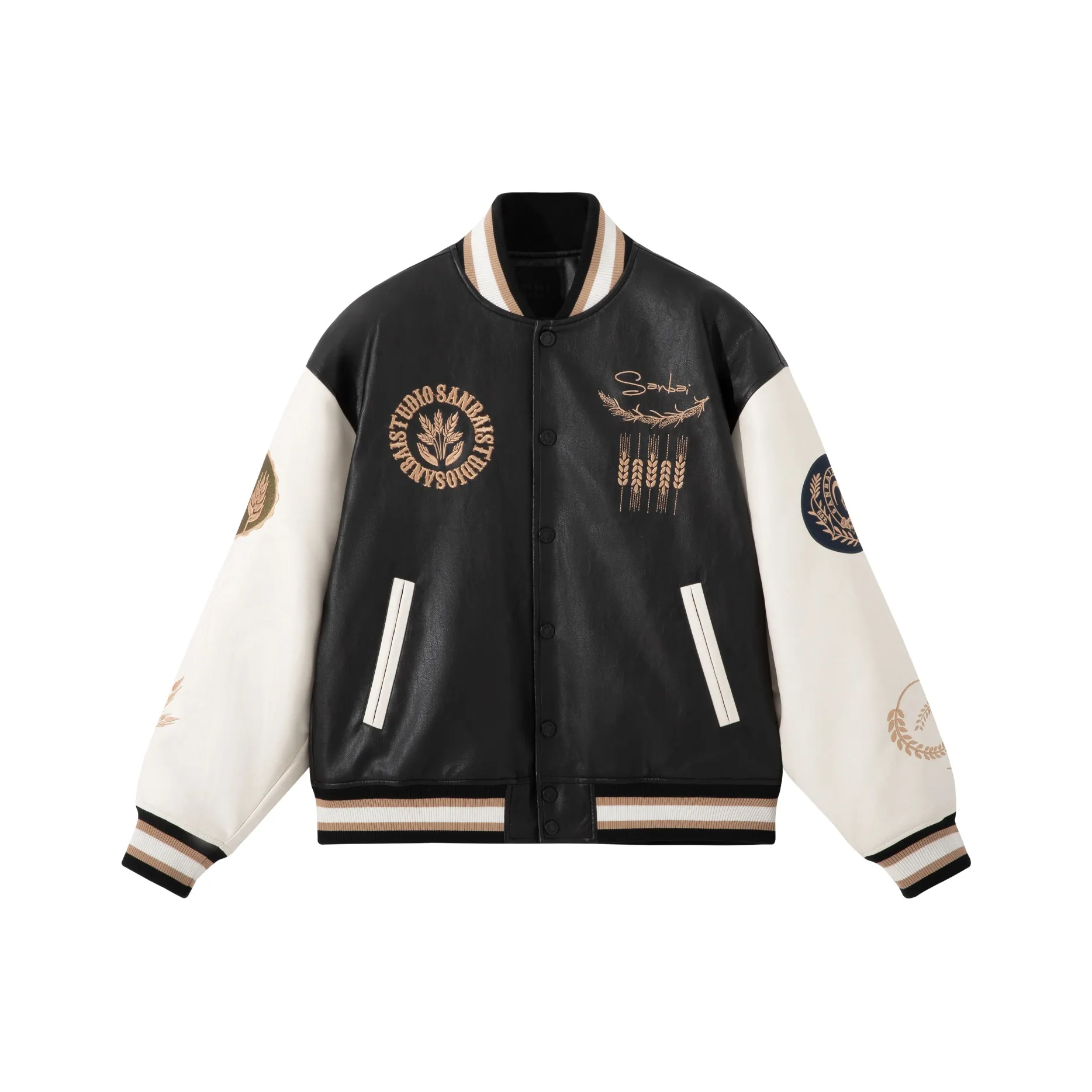 SANBAI STUDIO Бейсбольная куртка Унисекс