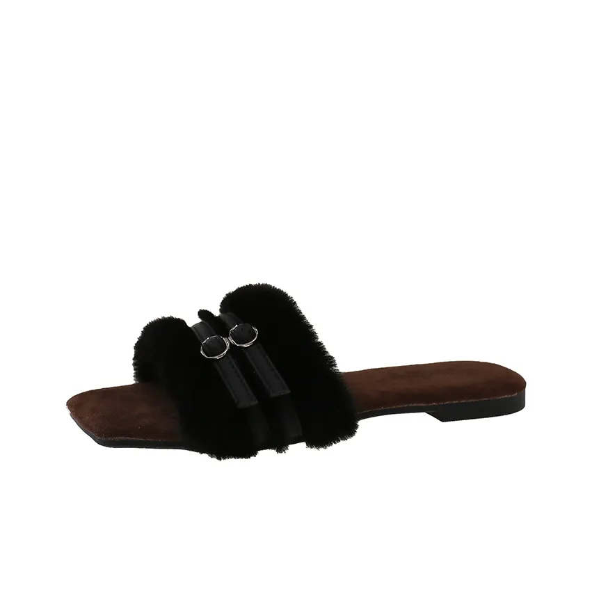 Puppytown Резина Мягкий Одиночный Штрих Хлопок Тапочки Женские