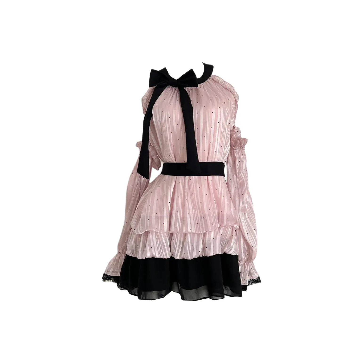 ZUKIZUKI Длинное платье с длинными рукавами женское