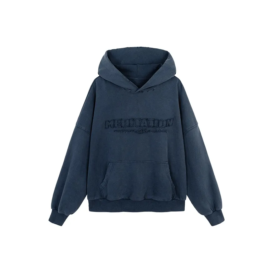 Ouyang Темно-синие женские свитшоты