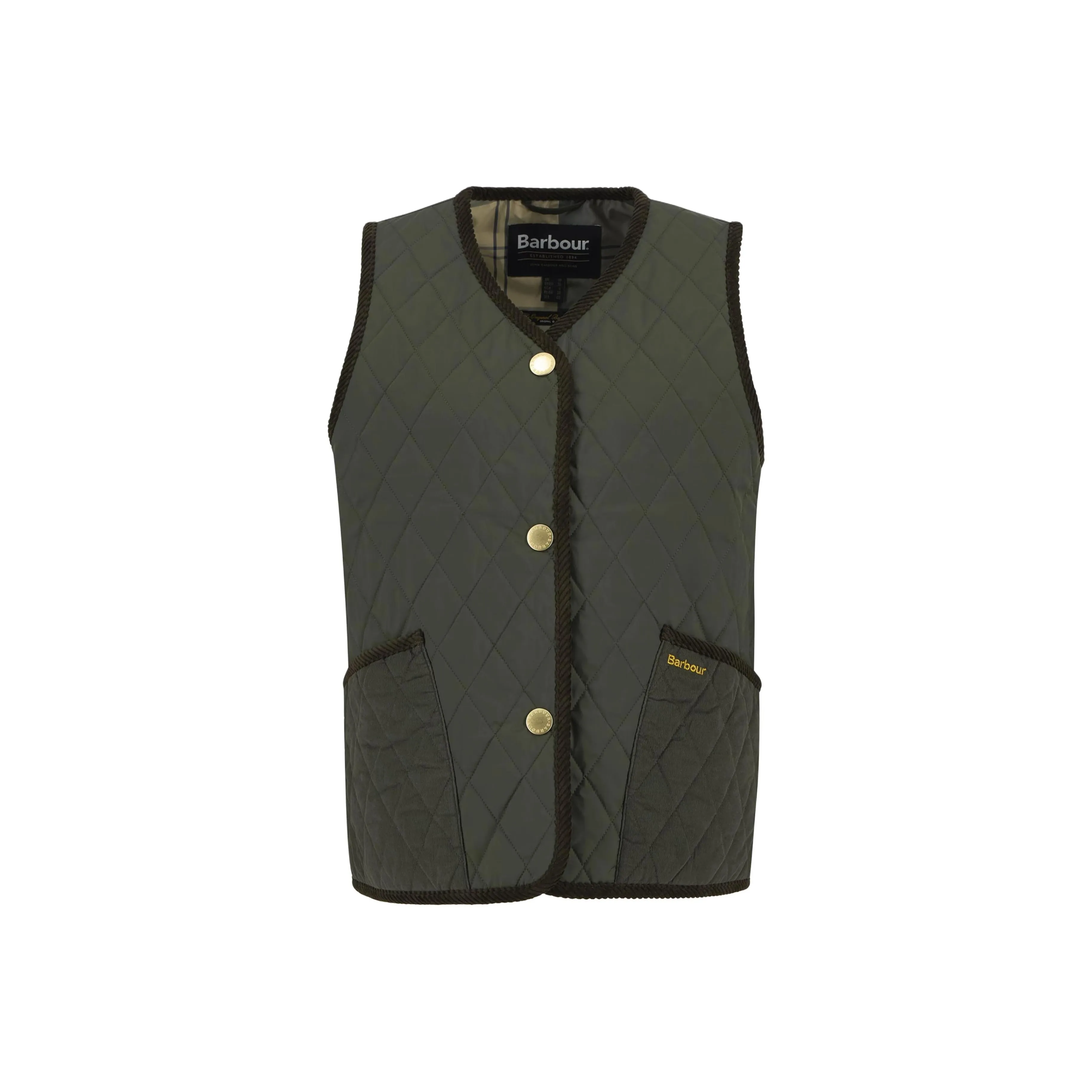 BARBOUR Зеленые Женские Жилеты