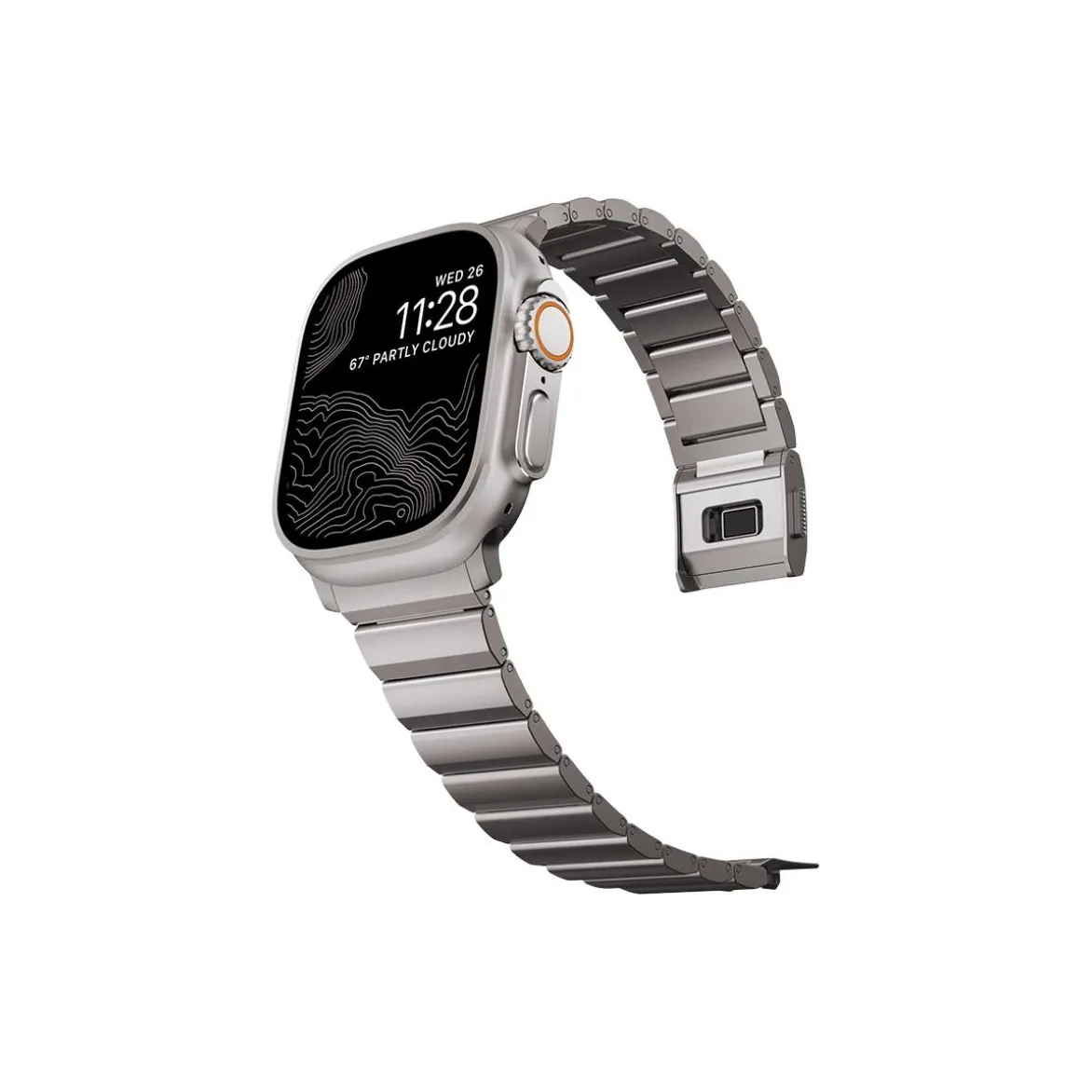 Yu Qing Ремень Apple Совместимость Нержавеющий стальной материал