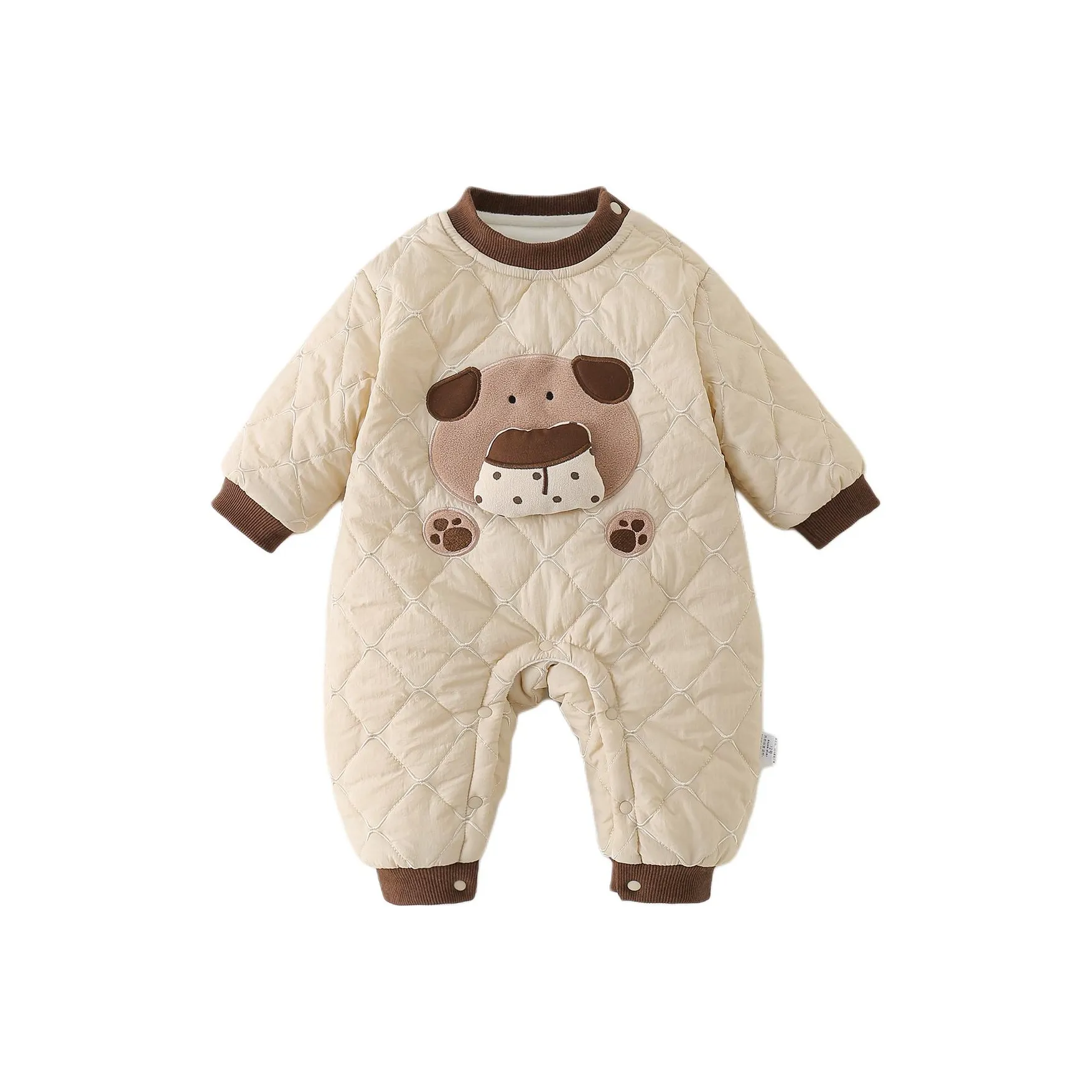 XiaoJinBu Абрикос Малыш Комбинезоны Ползунки