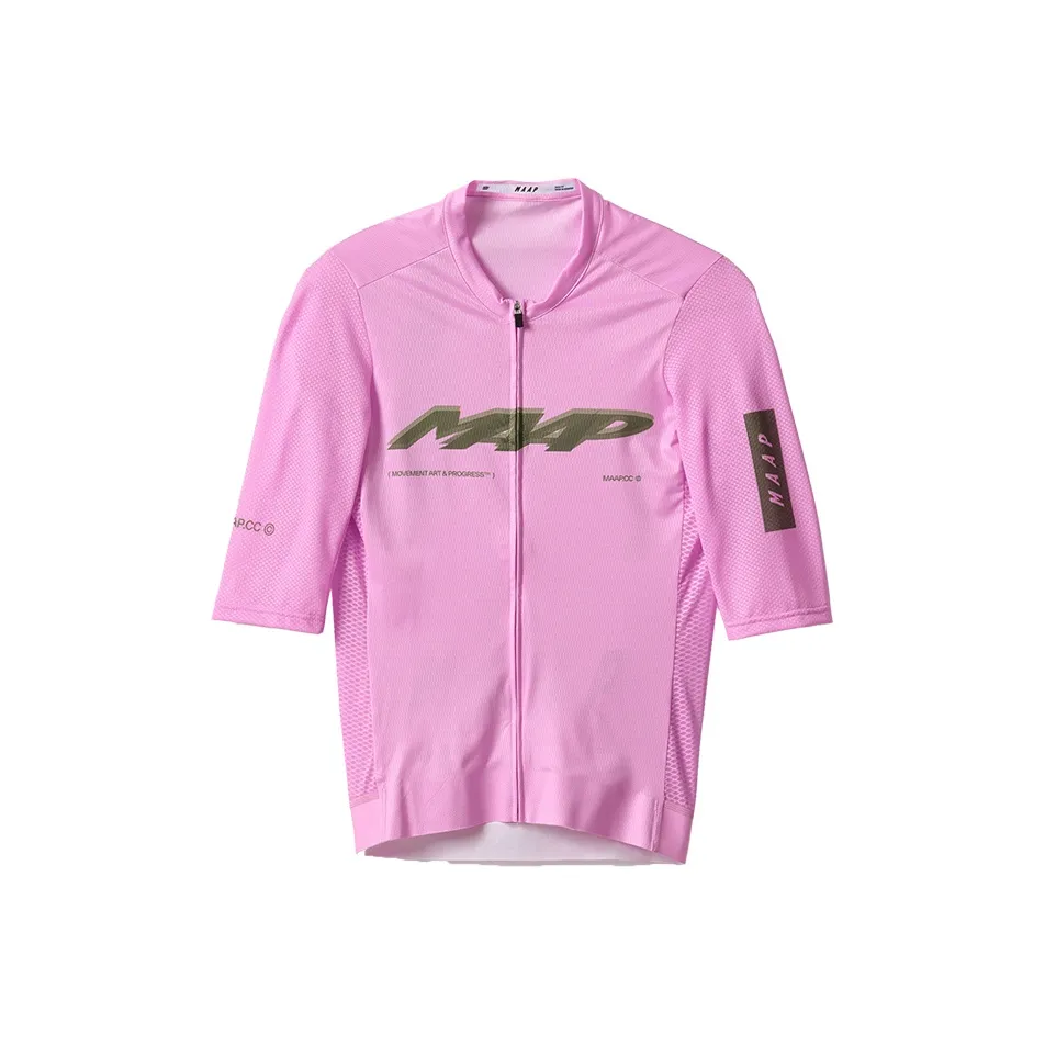 MAAP Короткий рукав Велосипедная одежда Мужская Iris Фиолетовый