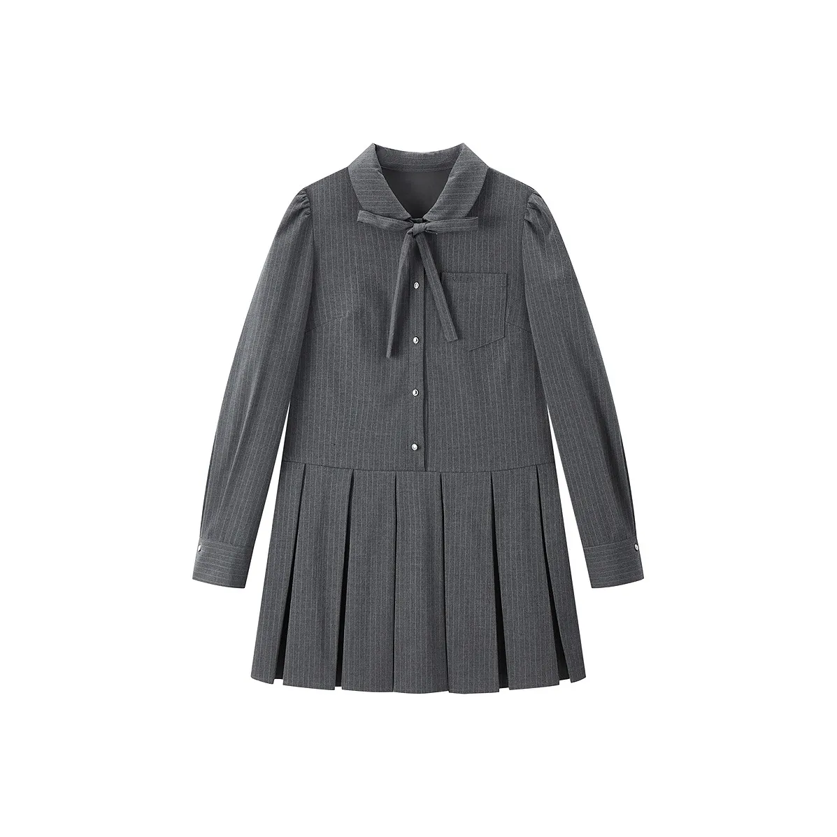 LEDIN Длинное платье с длинным рукавом женское