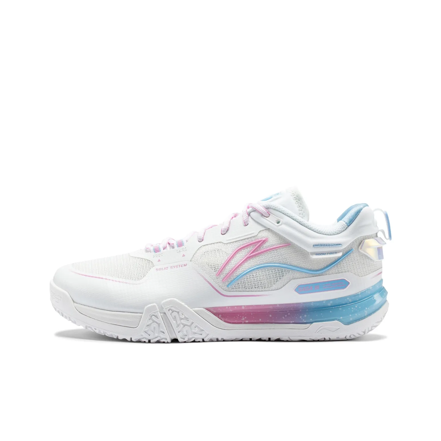 Подкладка противоскользящая устойчивая к истиранию дышащая поддерживающая сбалансированная. Низкий топ для бадминтона унисекс белый