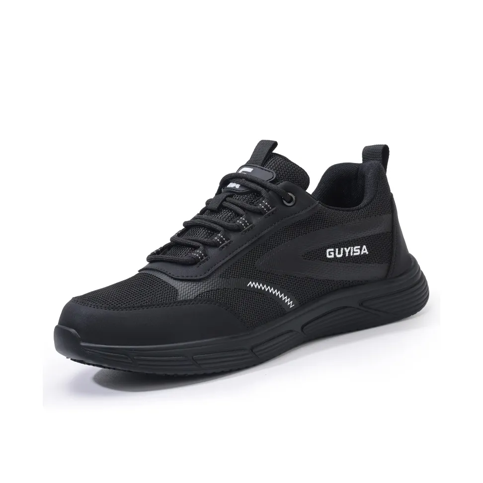 GUYISA Безопасность Work Защитная обувь устойчивая к истиранию легкая и дышащая низкий топ уличная обувь унисекс