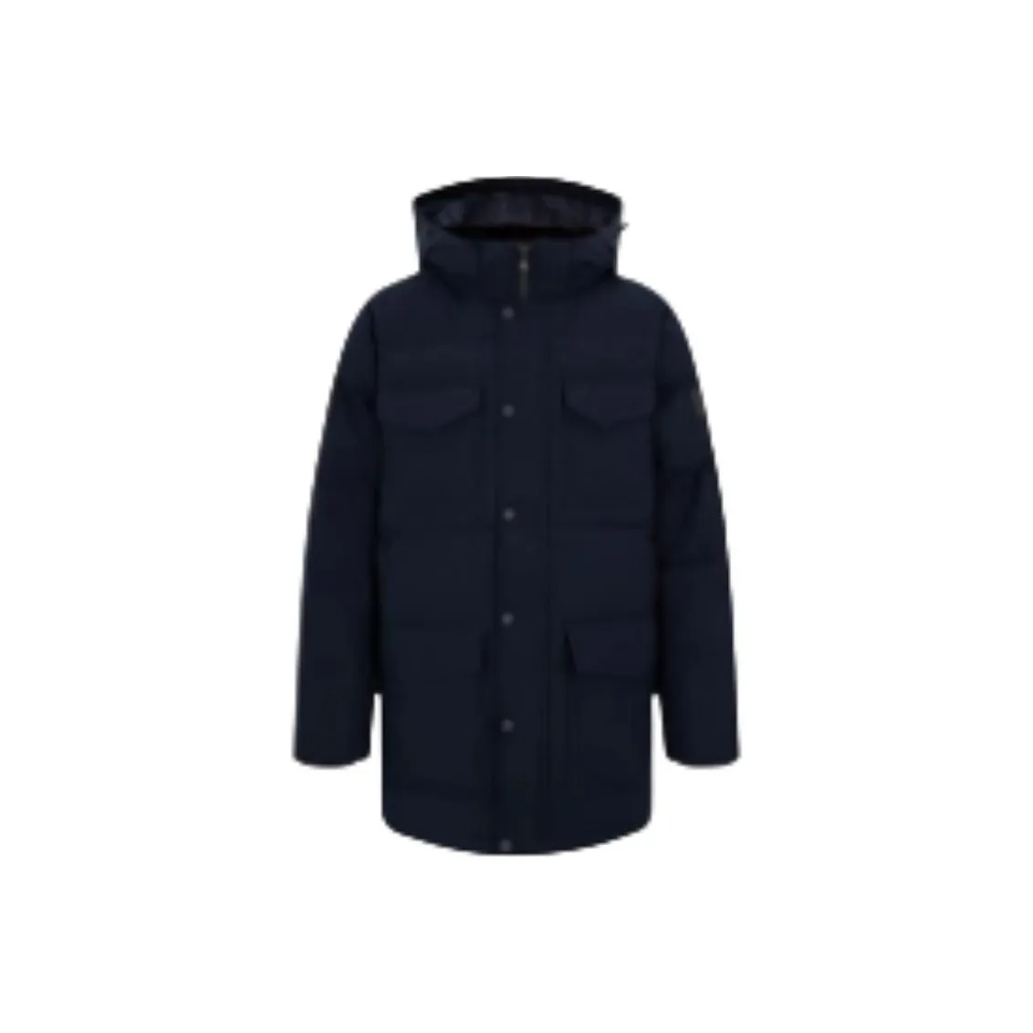 Tommy Hilfiger FW24 Хлопковый пуховик Мужской Темно-синий