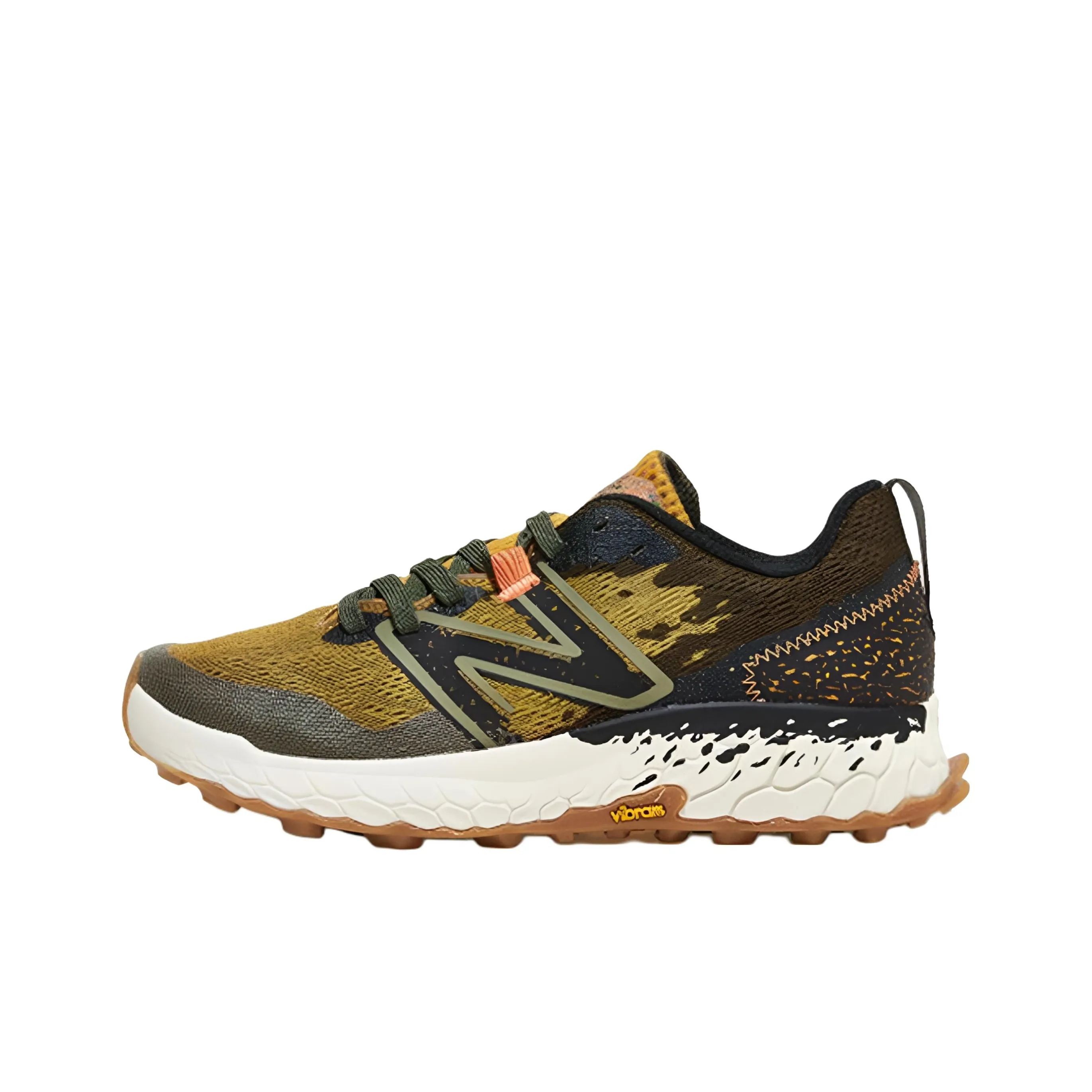 New Balance Hierro V7 Running Shoes Men Low Top Yellow/Brown/Black/White