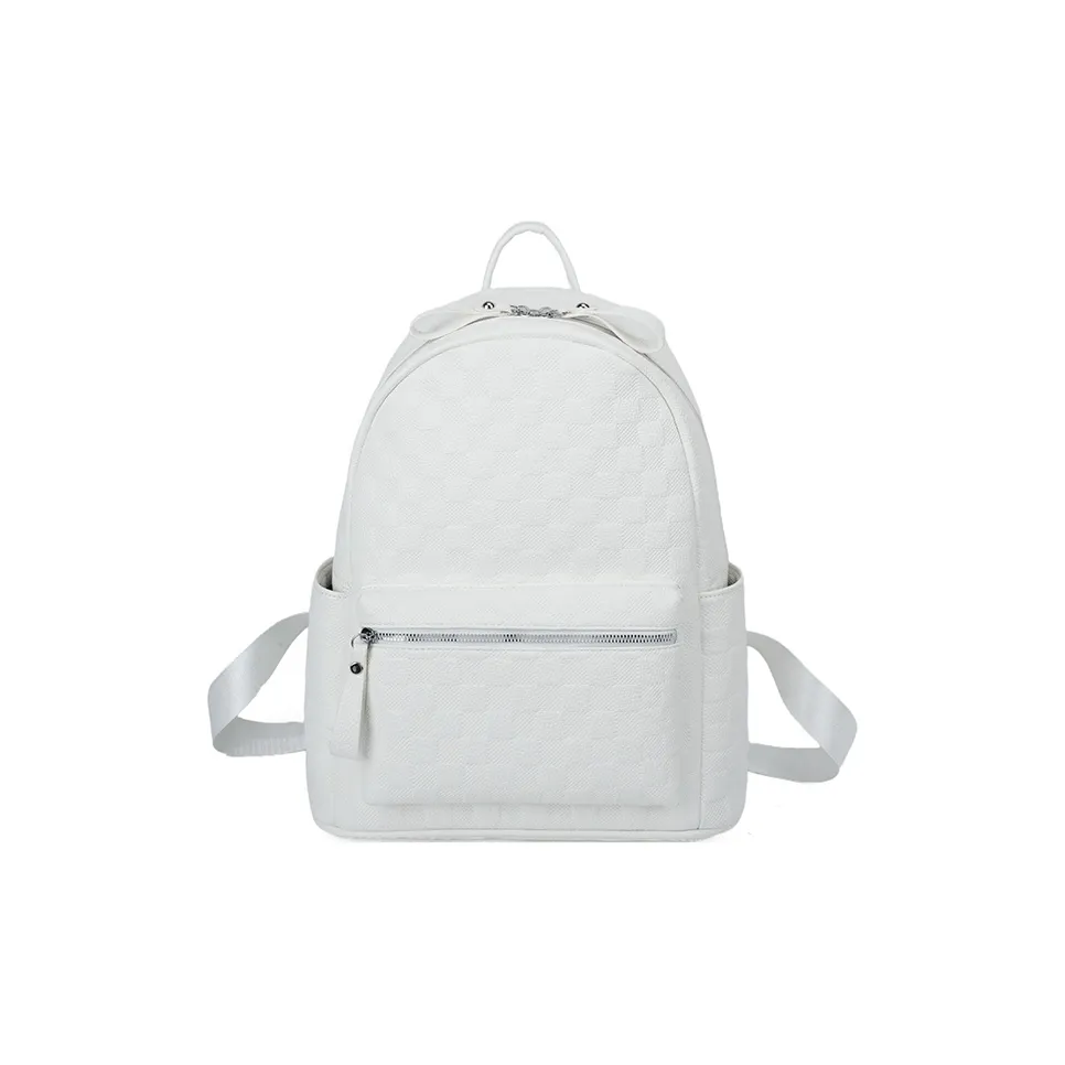 CAREELL ПУ (полиуретан) Рюкзак Маленький Женский Белый Светло-Серый Черный Хаки