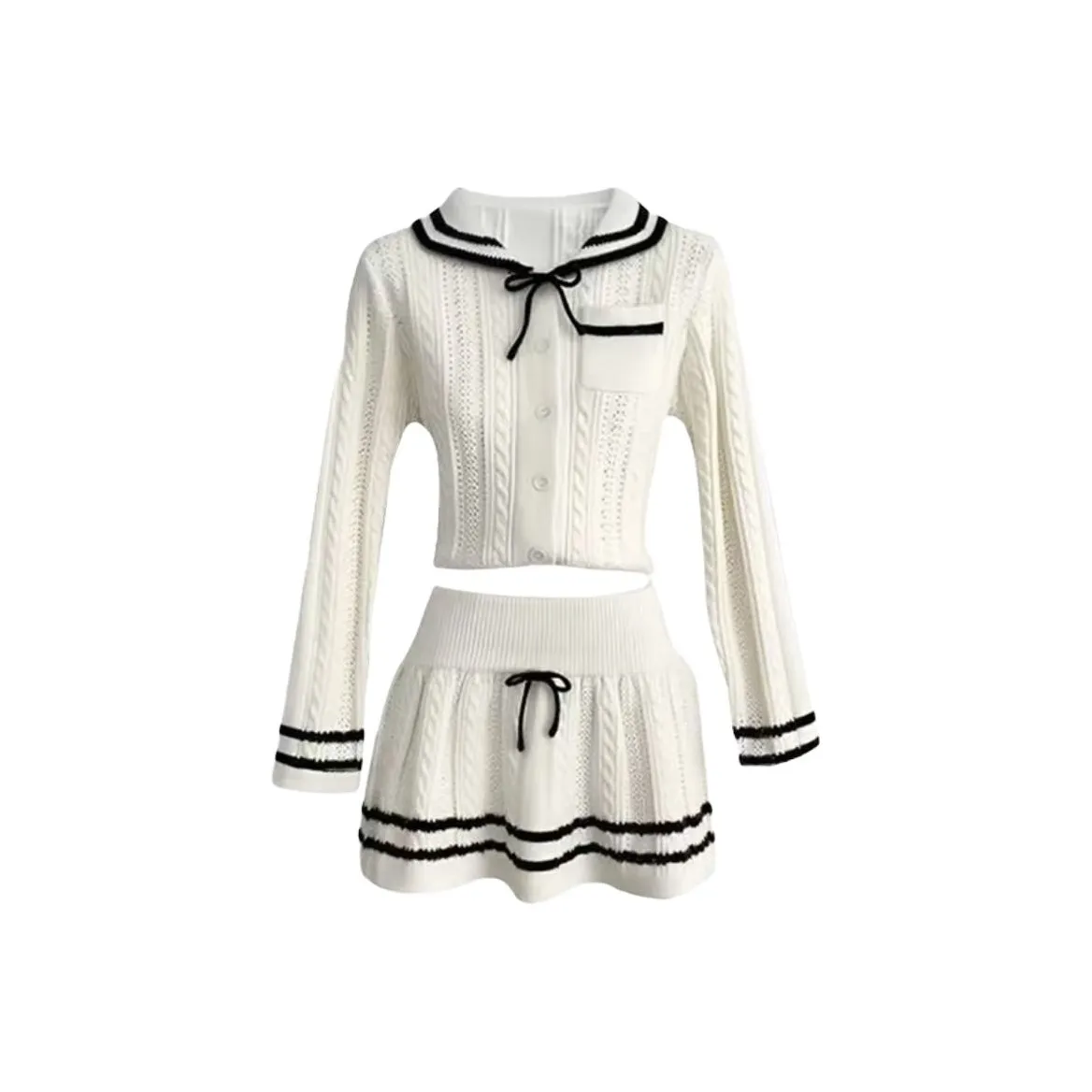 MA JOURNEE Белый Женские Комплекты с Юбкой