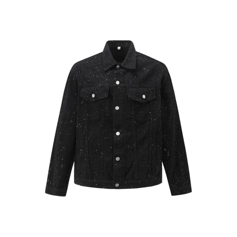 CAT'S PAW Черный Унисекс Джинсовые куртки