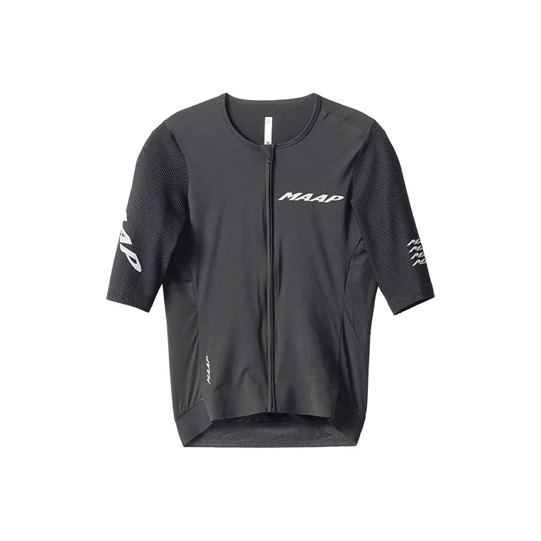 MAAP Короткий рукав Велосипедная одежда Мужская Серый Label Черный