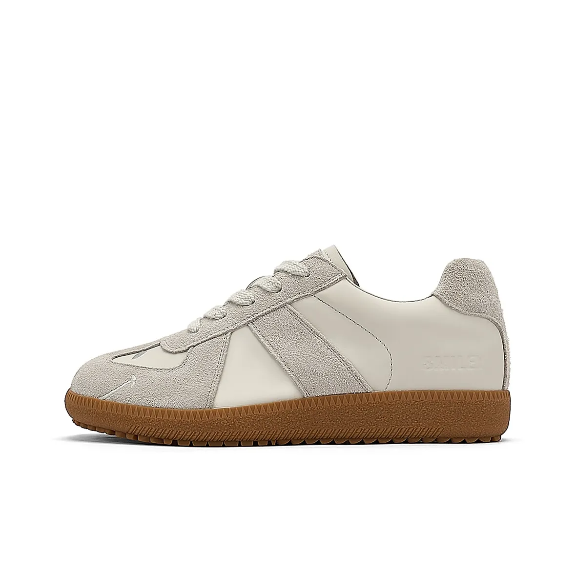 Smiley Low Топ Немецкие армейские кроссовки Женские Старый Серый тон