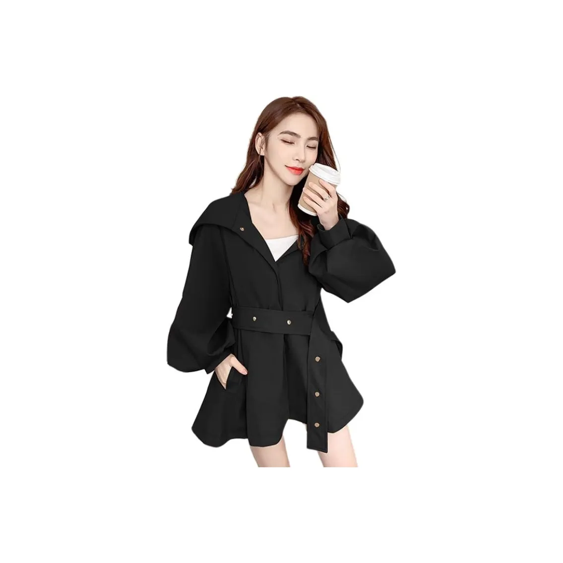 OURUOKE Унисекс Тренч