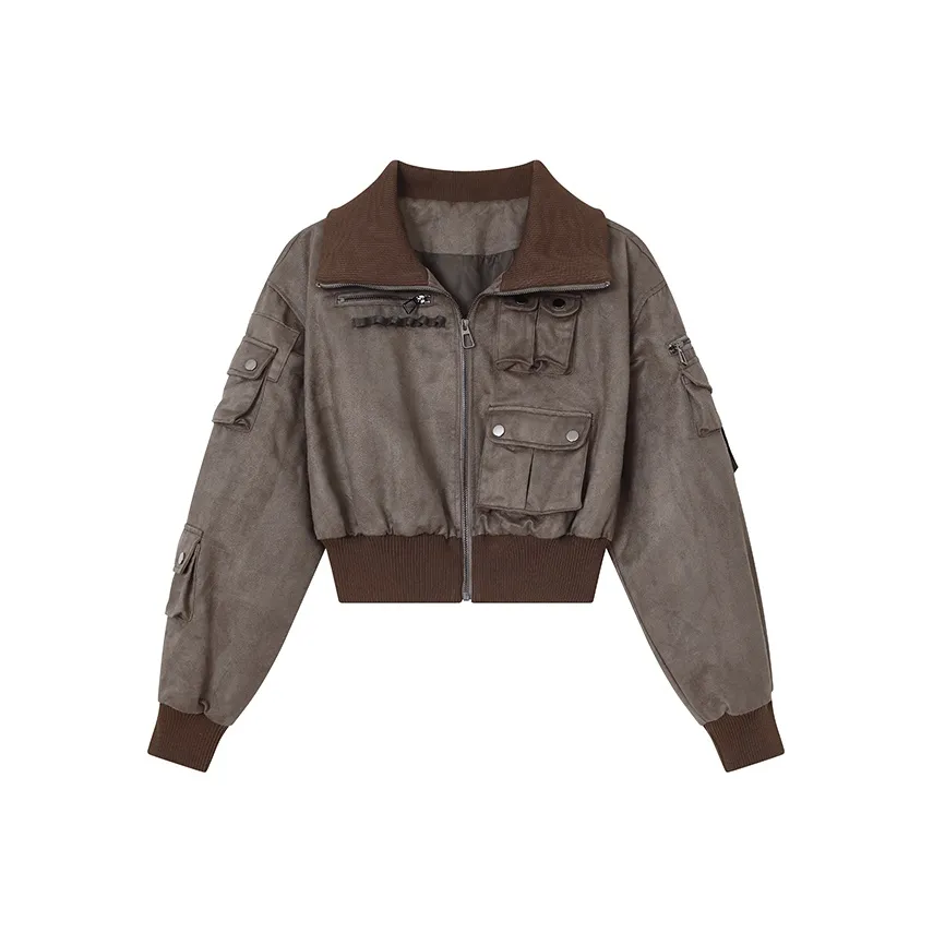 LAVA LAND Коричневый Унисекс Куртки