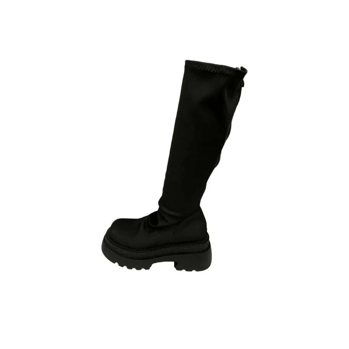 Wuji Колено Высокая Платформа Увеличение Высоты Уменьшение Весов Мартинсы Женские