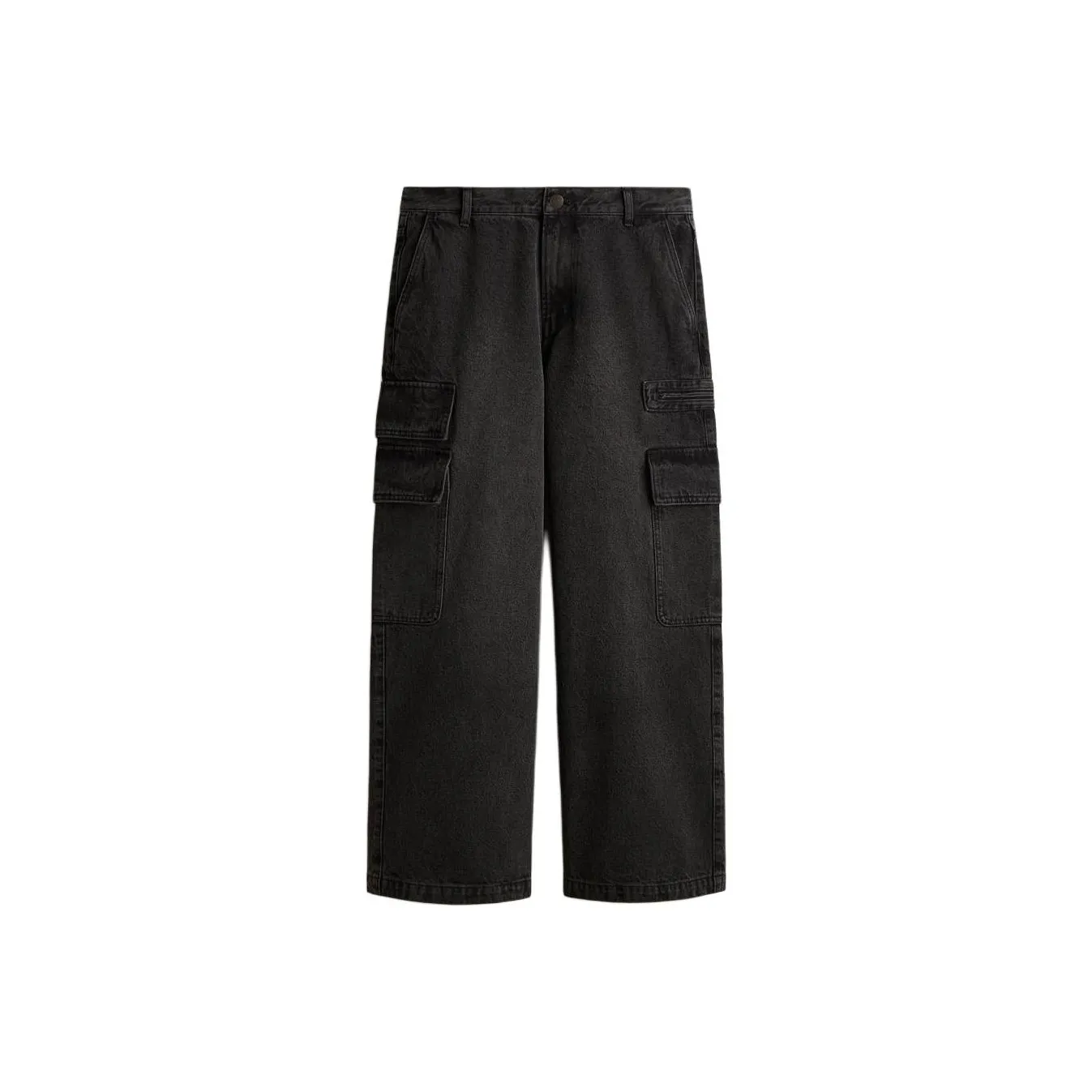 H M Denim Черные Мужские Джинсы