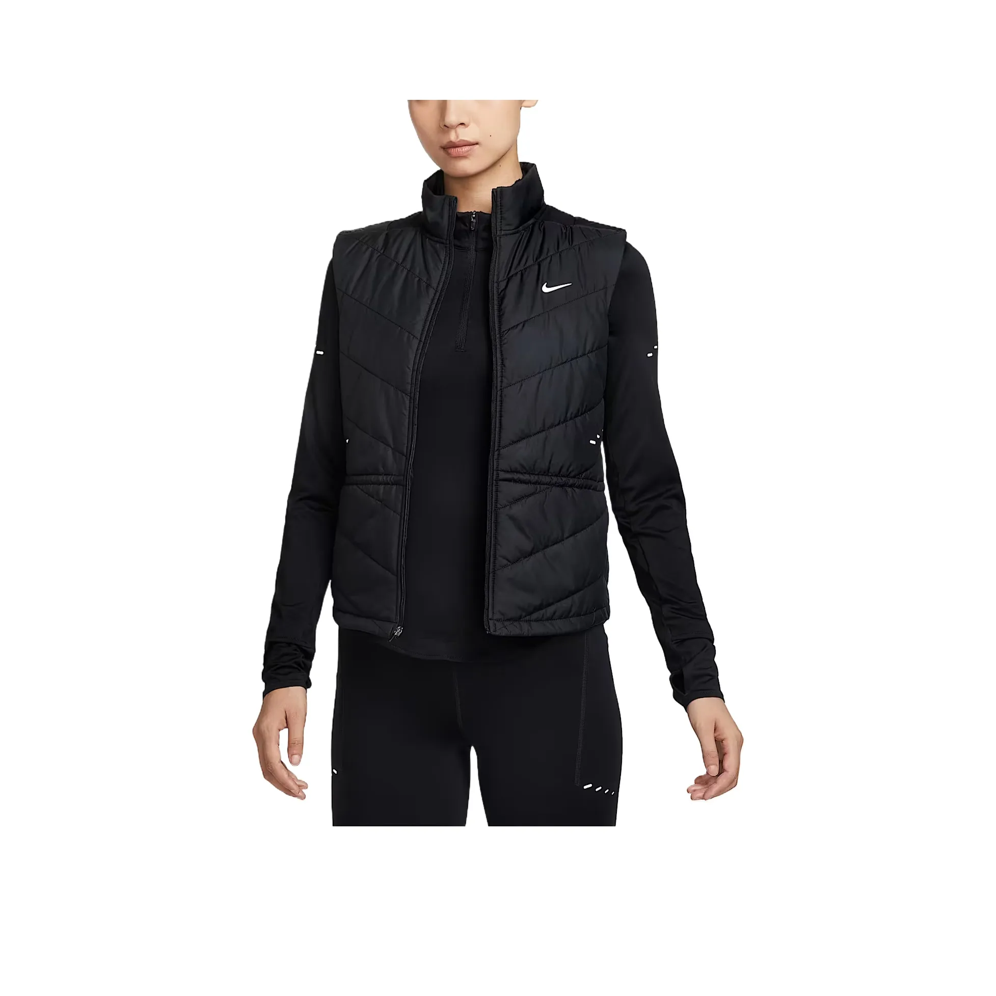 nike Therma Черные Женские Жилеты