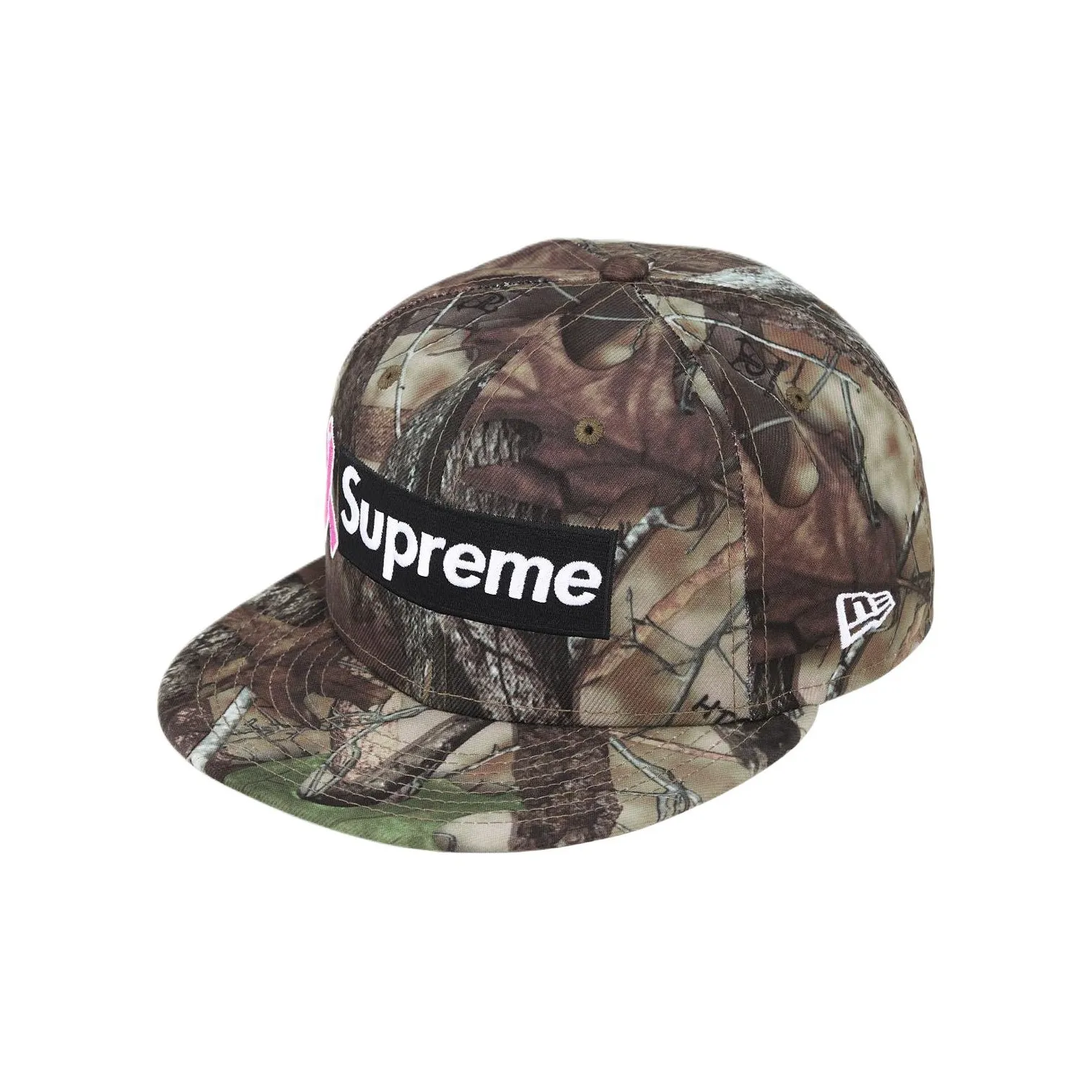 Supreme x New Era Кепки Унисекс Камуфляж Синий Розовый Зеленый Черный Красный