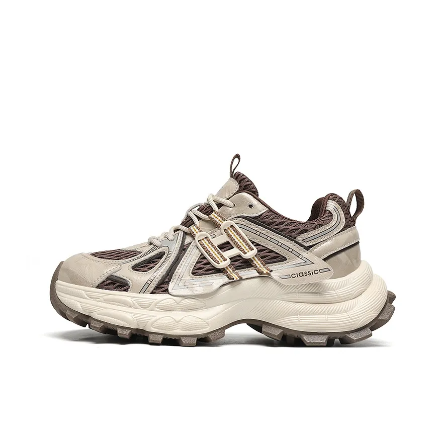 ZHR Карамельное какао Амортизация Устойчивый к истиранию Дышащий Легкий Низкий Топ Кроссовки для бега Женские