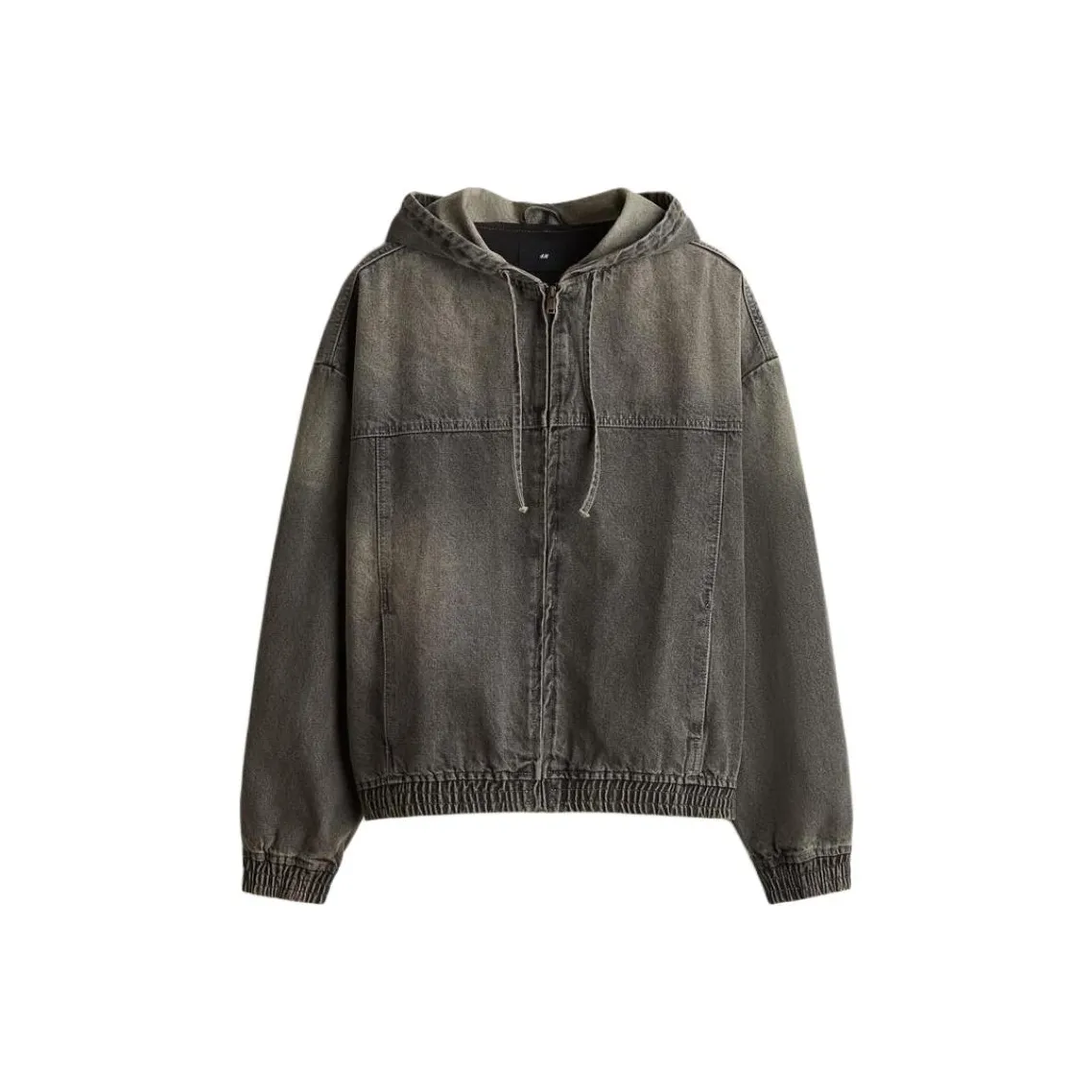 H M Джинсовый серый Мужской Джинсовые куртки