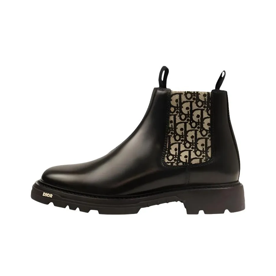 DIOR Explorer Chelsea Boots Men Black