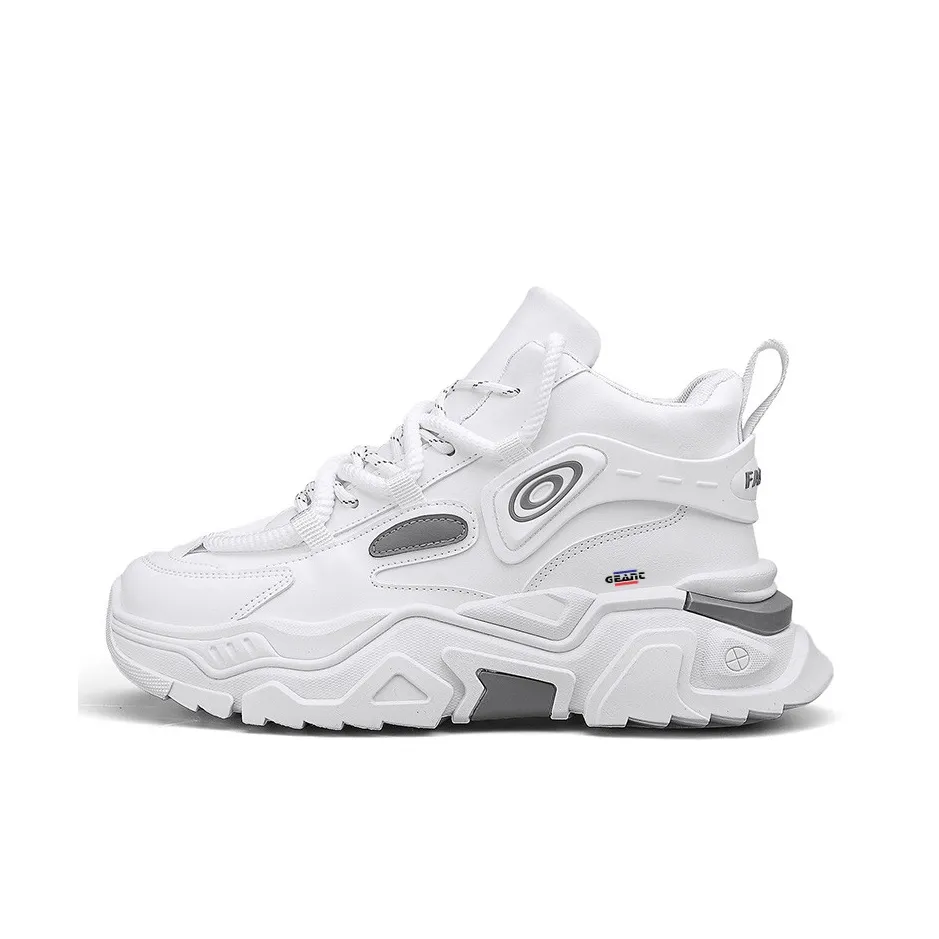 GEANC Толстая подошва Высокие кеды Мужские