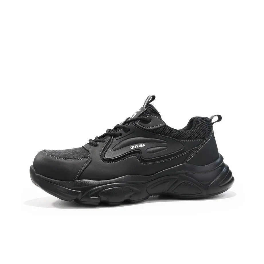 GUYISA Безопасность Защитная Работа Обувь Водонепроницаемая Ударопрочная Легкая Низкий Топ Уличная Обувь Унисекс