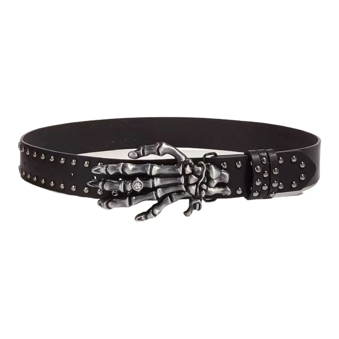 JKEM Ремни из ПУ (полиуретана) кожа унисекс 3,8 см