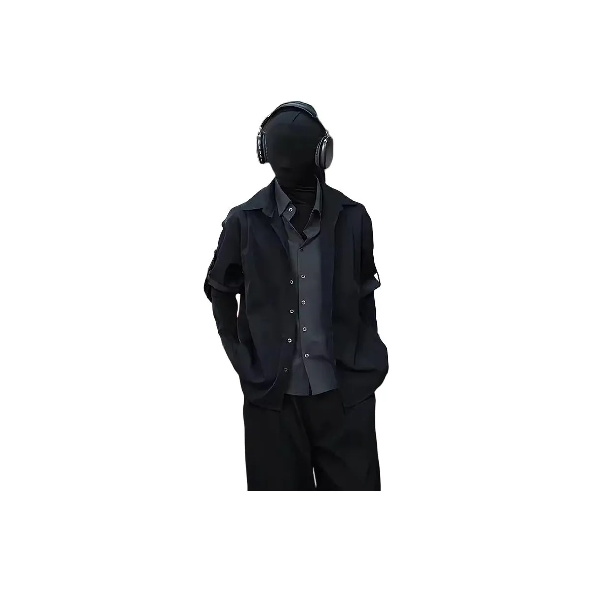 BEAR UNION Черные Унисекс Рубашки